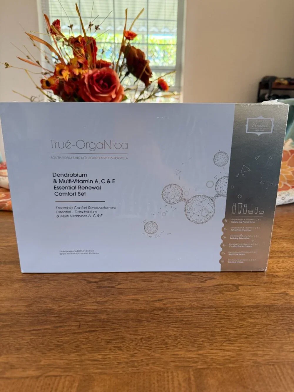 TRUÉ-ORGANICA® DENDROBIUM & MULTI-VITAMIN A, C & E ESSENTIAL RENEWAL COMFORT SET